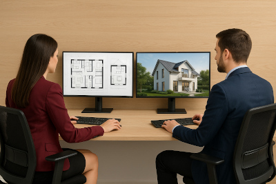 3D Außenansichten Immobilien