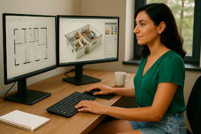 3D Grundriss auf Basis vom Original