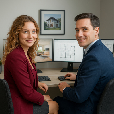 3D Innendarstellung von Immobilien