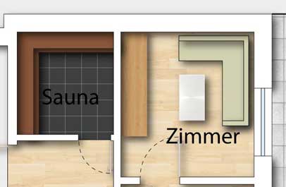 3d wohnungsplan design als grundriss 2d