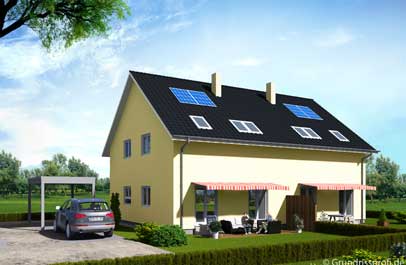 3d angebot aussenvisualisierung auf basis der bauzeichnung