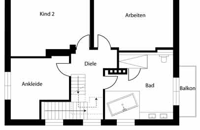 angebot 2d grundriss simplex