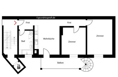 angebot 2d grundriss simplex