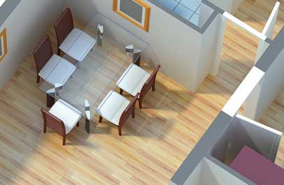 architektur darstellungen 3d grundriss