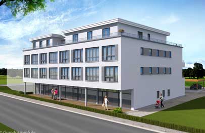 bauplan neu als 3d aussenansicht