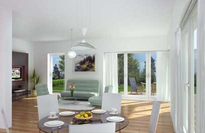 bauplan neu als 3d innenansicht