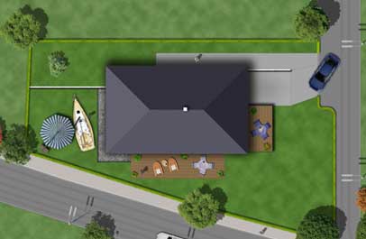 immobilien grafiken design lageplan