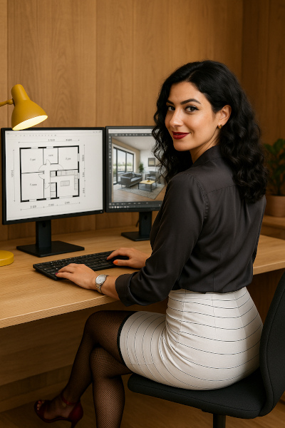 3D Bild aus Grundriss