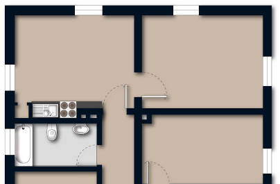grundriss aufbereiten in 2d solid
