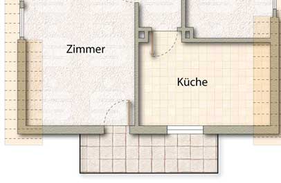 grundriss bearbeiten in 2d executive