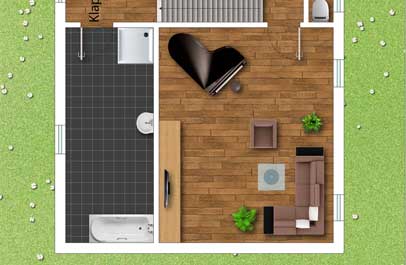 grundriss bearbeiten in 2d premium