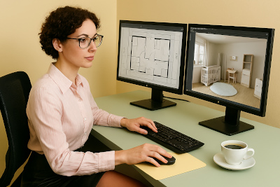 Dienstleistungen auf Basis von Grundrissen