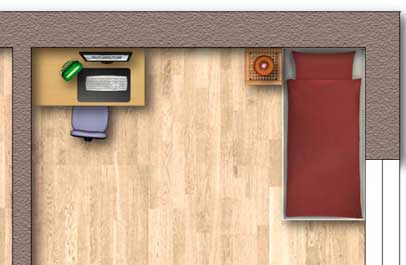 grundriss gestaltung in 2d