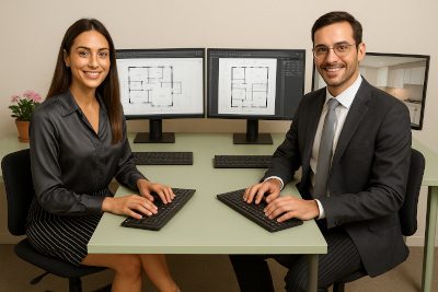 Grundriss in 3D angefertigt