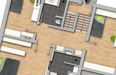 grundriss professionell in 2d