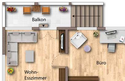 grundriss schoener in 2d