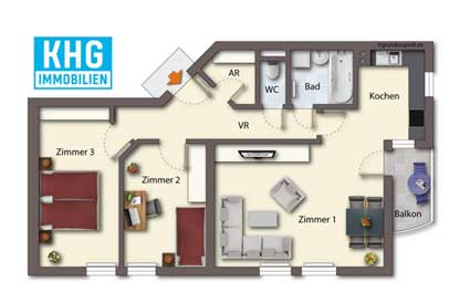 grundriss schoener in 2d executive