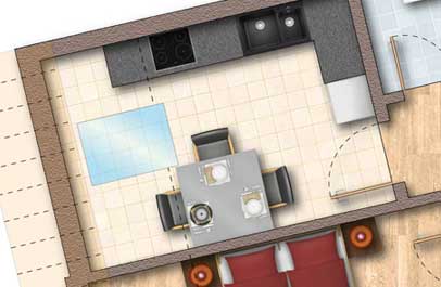 grundriss schoener in 2d premium