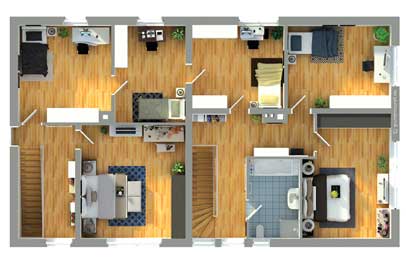 grundriss service neu in 3d