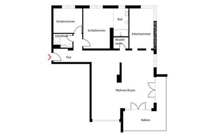 grundriss typ simplex