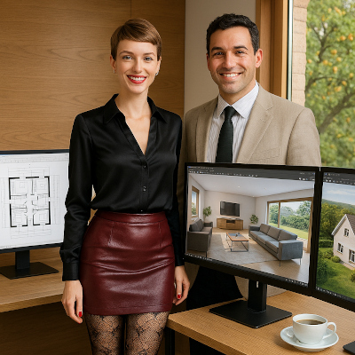 Grundstück visualisieren