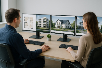 Grundstücke visualisieren
