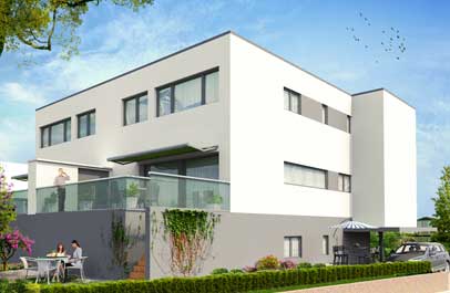 3d haus visualisierung aussen