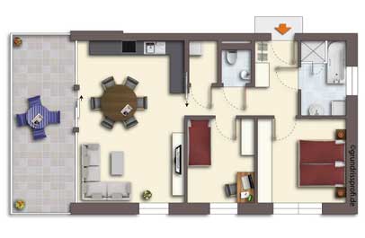 hausplan ueberholen in 2d executive