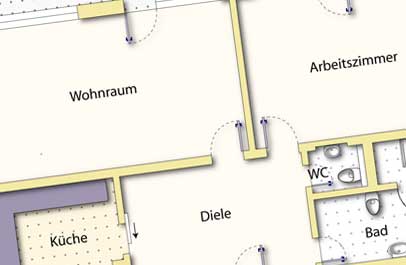 hausplan verbessern in 2d executive