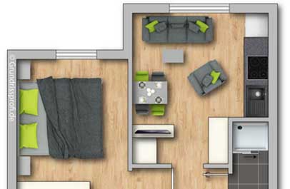 hausplan verbessern in 2d premium