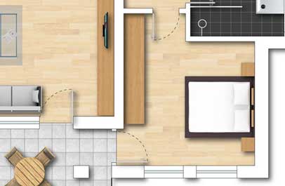 immobilien geschaeft 2d grundriss premium