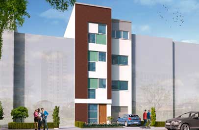 immobilien geschaeft 3d aussenansicht