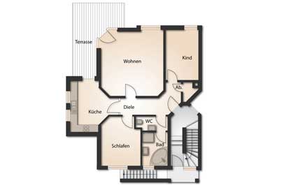 immobilien grafiken 2d solid