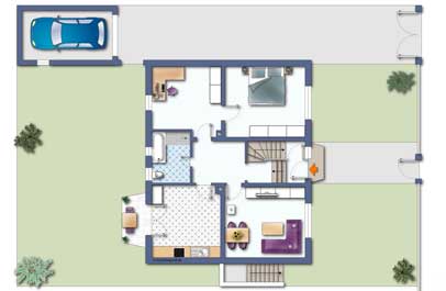 immobilien grafiken design 2d executive