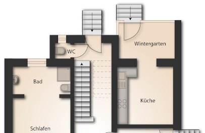 immobilien grafiken verschoenern 2d solid