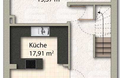 immobilien marketing 2d grundriss executive