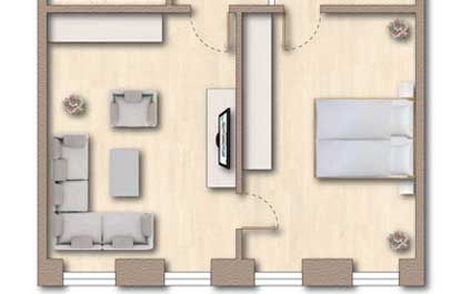 immobilien marketing 2d grundriss premium