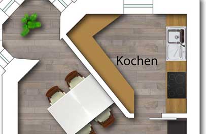 immobilien marketing 2d grundriss premium