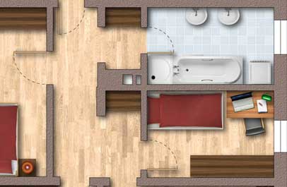 immobilien plan design 2d premium