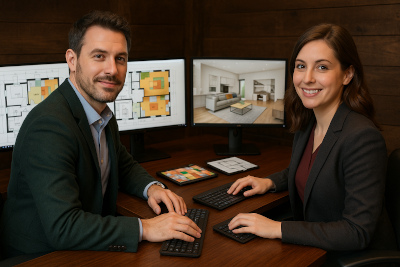 Immobilien Plan Digitalisierung