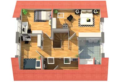 wohnungsplan ueberholen 3d