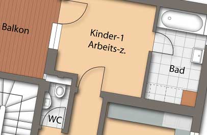 wohnungsplan verschoenern 2d premium